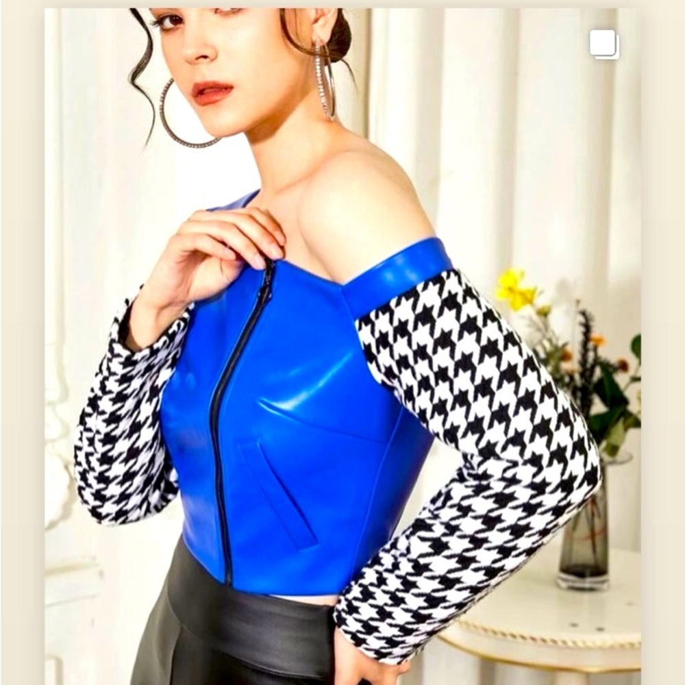 Twin style Leather jacket